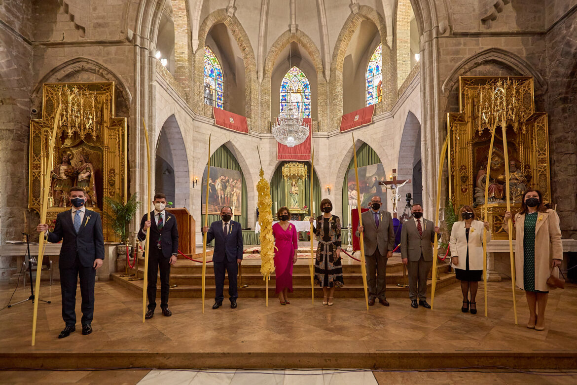 Benedicció de palmes Semana Santa.